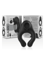 BLACK&SILVER - OPLAADBARE 3 MOTOR SILICONEN VIBRATIERING ZWART