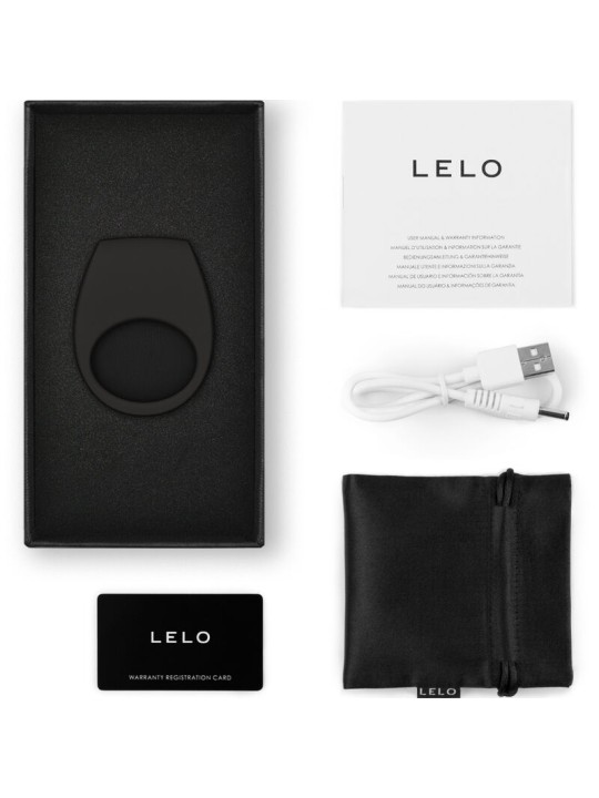 LELO - TOR 3 SCHWARZER VIBRATORRING