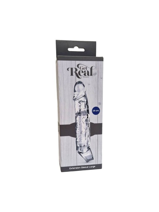 GET REAL - EXTENSIÓN LARGO 19 CM TRANSPARENTE