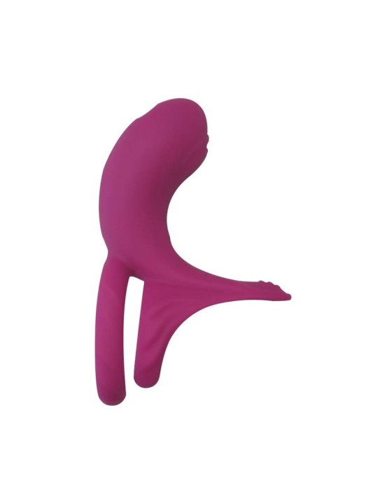 XOCOON - PAAR-STIMULATORRING FUCHSIA