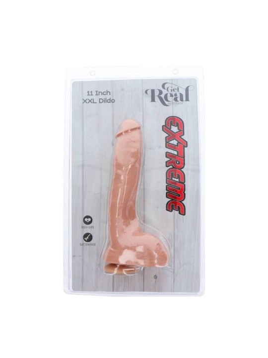 GET REAL - EXTREME XXL DILDO 28 CM SKIN