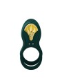 ZALO - BAYEK VIBRATING COUPLES RING GREEN
