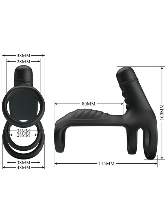 PRETTY LOVE - MANCHON DEXTENSION EN SILICONE SOUPLE ÉLASTIQUE