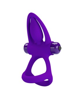 PRETTY LOVE - VIBRERENDE RING 10 VIBRATIES VIOLET SILICONEN