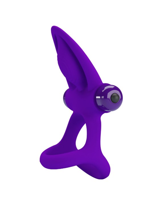 PRETTY LOVE - VIBRERENDE RING 10 VIBRATIES VIOLET SILICONEN