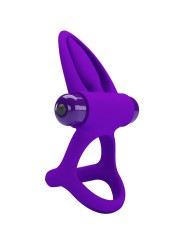 PRETTY LOVE - VIBRATOR RING 10 VIBRATIONS VIOLET SILICONE
