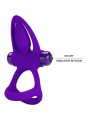 PRETTY LOVE - VIBRERENDE RING 10 VIBRATIES VIOLET SILICONEN