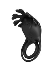PRETTY LOVE - ANEL VIBRADOR RUBEN 7 VIBRAÕES SILICONE PRETO