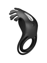 PRETTY LOVE - ANEL VIBRADOR RUBEN 7 VIBRAÕES SILICONE PRETO