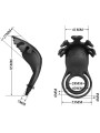 PRETTY LOVE - ANEL VIBRADOR RUBEN 7 VIBRAÕES SILICONE PRETO