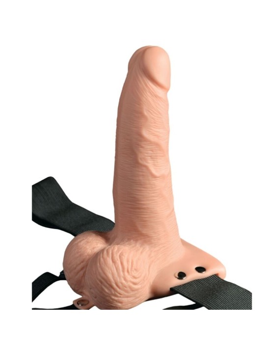 FETISH FANTASY SERIES - ARNÊS AJUSTVEL COM CONTROLE REMOTO PÊNIS REALI