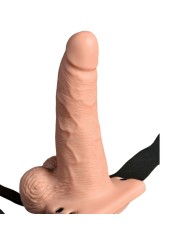 FETISH FANTASY SERIES - ARNÉS AJUSTABLE CONTROL REMOTO PENE REALÍSTICO