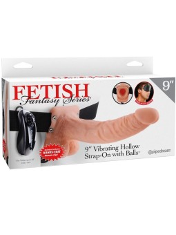 FETISH FANTASY SERIES - ARNÉS AJUSTABLE CONTROL REMOTO PENE REALÍSTICO