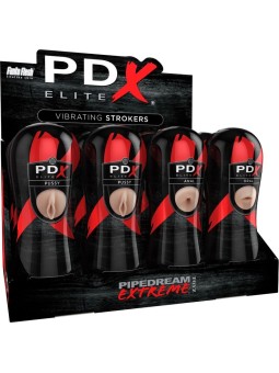 PDX ELITE - 12 UNIT STROKER MASTURBATOR SET: 6X VAGINA, 3X ANUS, 3X MO