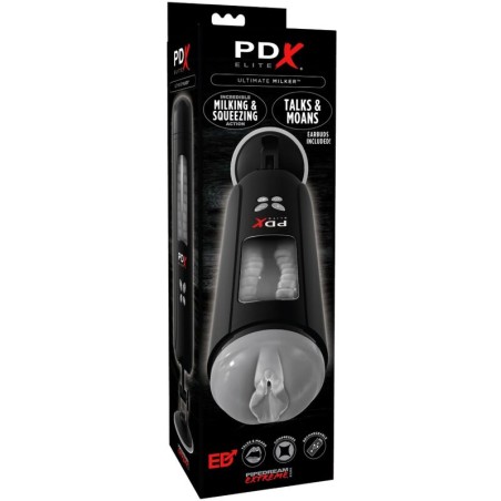 PDX ELITE - ULTIMATE MILKER VAGINA STROKER MASTURBATOR MET STEM