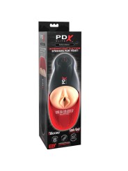 PDX ELITE - FUCK-O-MATIC VAGINA DUBBELE VIBRATIE PENIS & TESTIKELEN ST