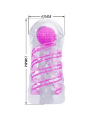 PRETTY LOVE - MASTURBADOR MASCULINO FANTASY ESPIRAL INTERNA Y BOLAS TR