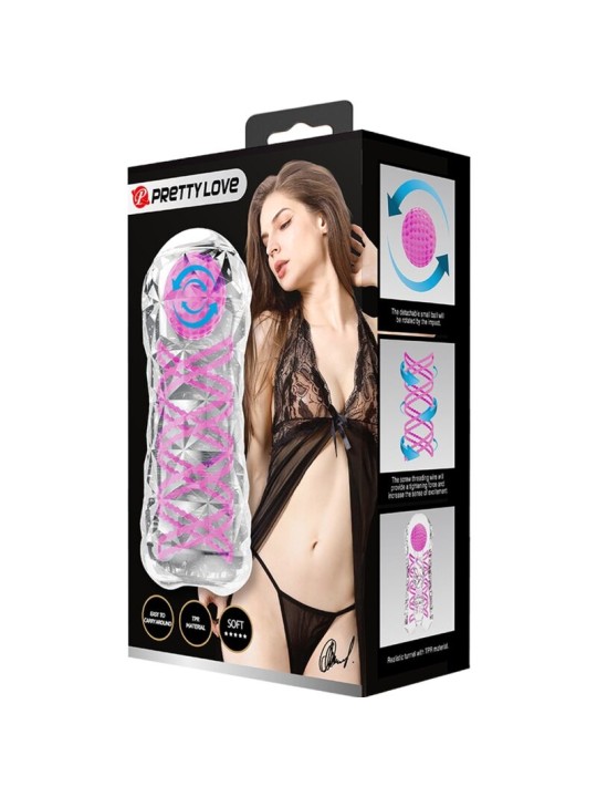 PRETTY LOVE - FANTASY MNNLICHER MASTURBATOR MIT INNENSPIRALE UND TRANS