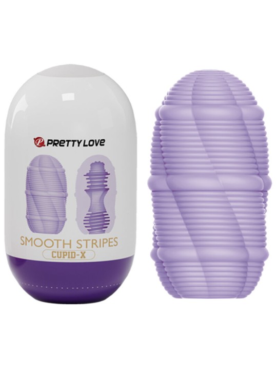 PRETTY LOVE - OEUF MASTURBATEUR CUPID RAYURES LISSES