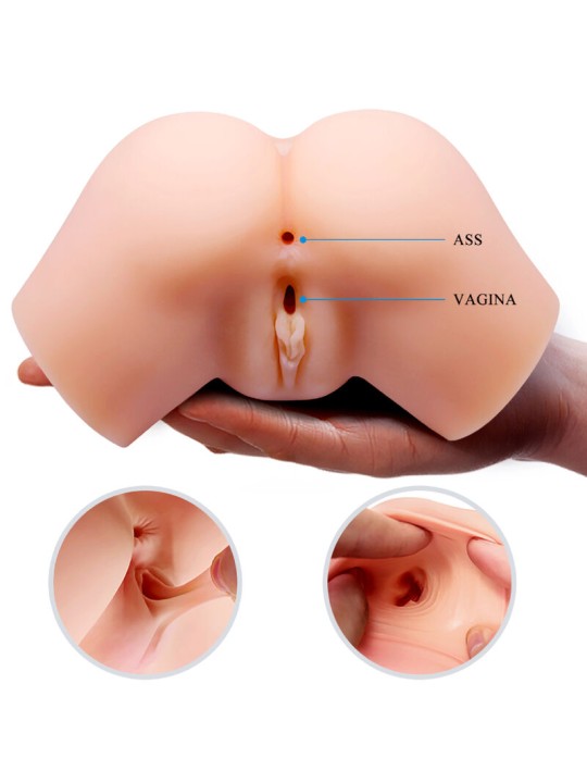 CRAZY BULL - REALISTISCHE VAGINA EN ANUS VIBRATOR SAMANTHA