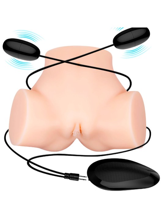 CRAZY BULL - REALISTISCHE VAGINA EN ANUS VIBRATOR SAMANTHA