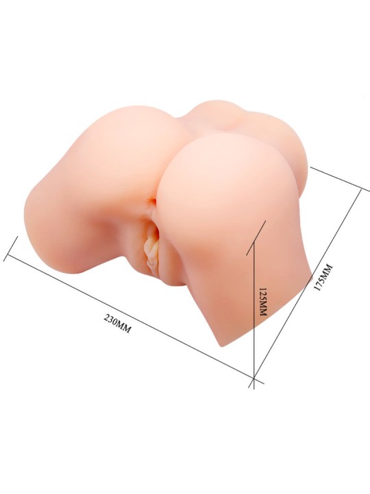 CRAZY BULL - REALISTISCHE VAGINA EN ANUS VIBRATOR SAMANTHA