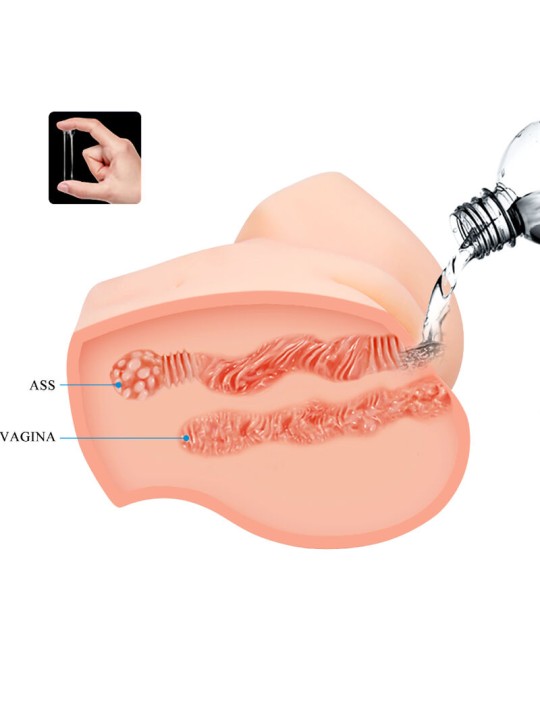 CRAZY BULL - REALISTISCHE VAGINA EN ANUS VIBRATOR SAMANTHA