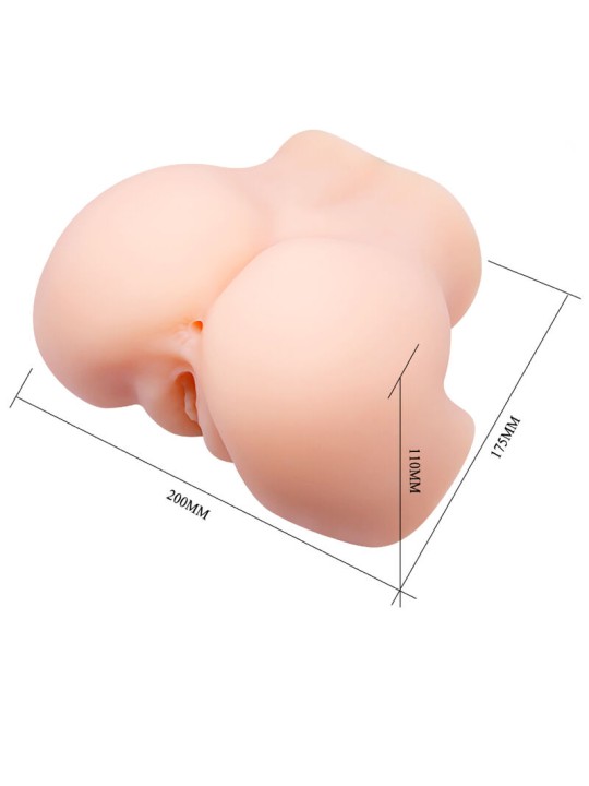 CRAZY BULL - VAGINA Y ANO REALÍSTICOS DOBLE VIBRACIÓN