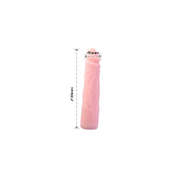 BAILE - DILDO DE SILICONE REALÍSTICO COM TOQUE DE PELE 23 CM