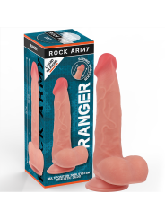 ROCKARMY - RANGER 22 CM -OF- 3,6 CM VLOEIBARE SILICONEN MET DUBBELE DI