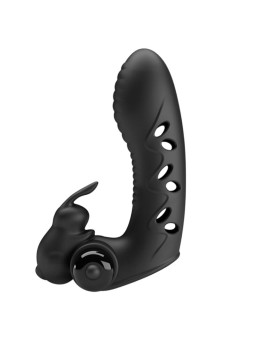 PRETTY LOVE - VANCE BLACK RABBIT VIBRATOR FINGER COVER