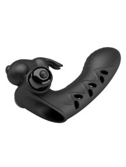 PRETTY LOVE - CAPA DE DEDO VIBRADOR DE COELHO PRETO VANCE