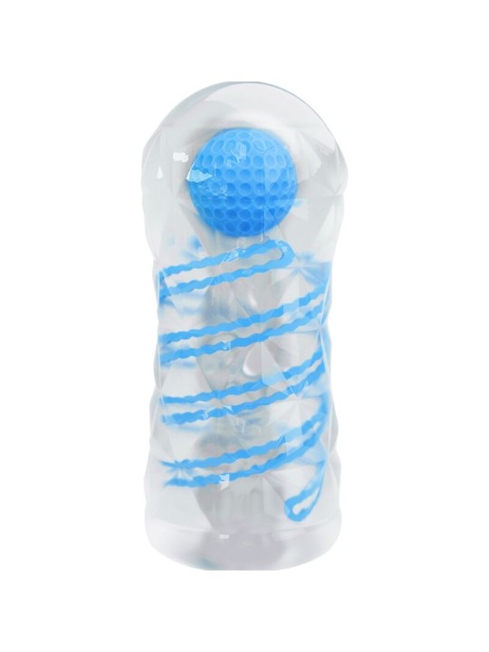 PRETTY LOVE - SMALL MASTURBATOR WITH BLUE SPIRALS