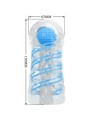 PRETTY LOVE - SMALL MASTURBATOR WITH BLUE SPIRALS