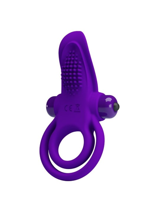 PRETTY LOVE - ANILLO VIBRADOR PARA PENE MORADO