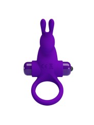PRETTY LOVE - ANEL VIBRADOR I COELHO PARA PÊNIS ROXO