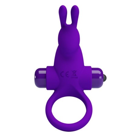 PRETTY LOVE - PAARSE KONIJN VIBRERENDE RING VOOR PENIS