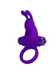 PRETTY LOVE - VIBRATOR RING I RABBIT FOR PURPLE PENIS