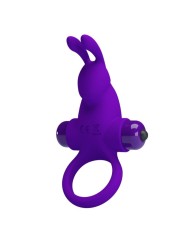 PRETTY LOVE - ANILLO VIBRADOR I CONEJO PARA PENE MORADO