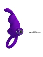 PRETTY LOVE - VIBRATOR RING I RABBIT FOR PURPLE PENIS