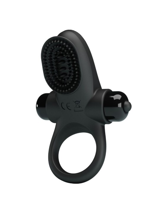 PRETTY LOVE - ANEL VIBRADOR II PARA O PÊNIS PRETO