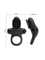 PRETTY LOVE - VIBRATOR RING II FOR THE BLACK PENIS