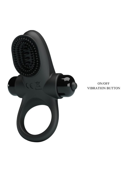 PRETTY LOVE - ANEL VIBRADOR II PARA O PÊNIS PRETO