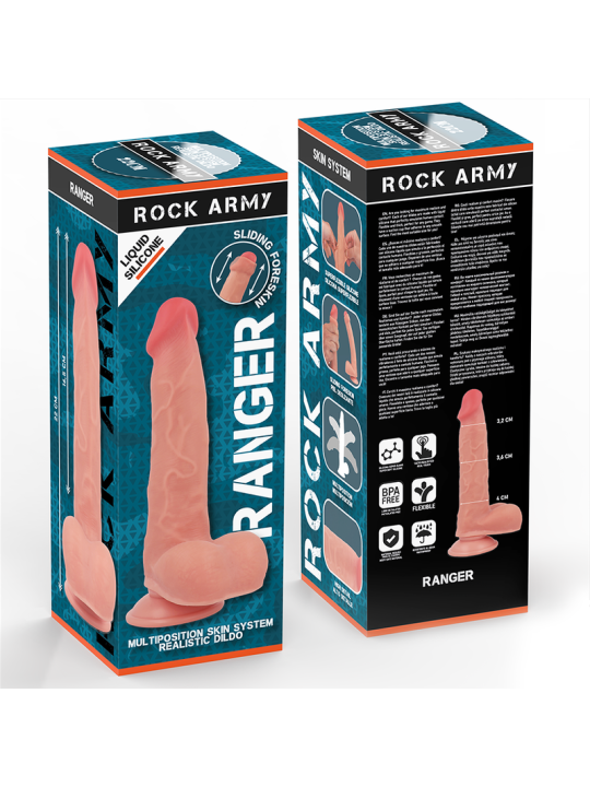 ROCKARMY - SILICONE LÍQUIDO RANGER 22 CM -O- 3,6 CM