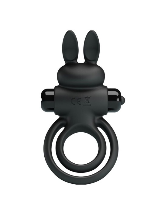 PRETTY LOVE - VIBRATOR III RABBIT RING FOR BLACK PENIS