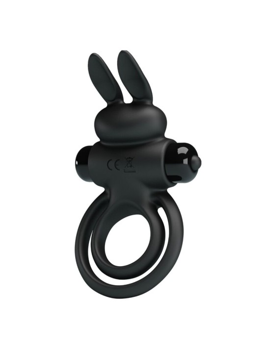 PRETTY LOVE - VIBRATOR III RABBIT RING FOR BLACK PENIS