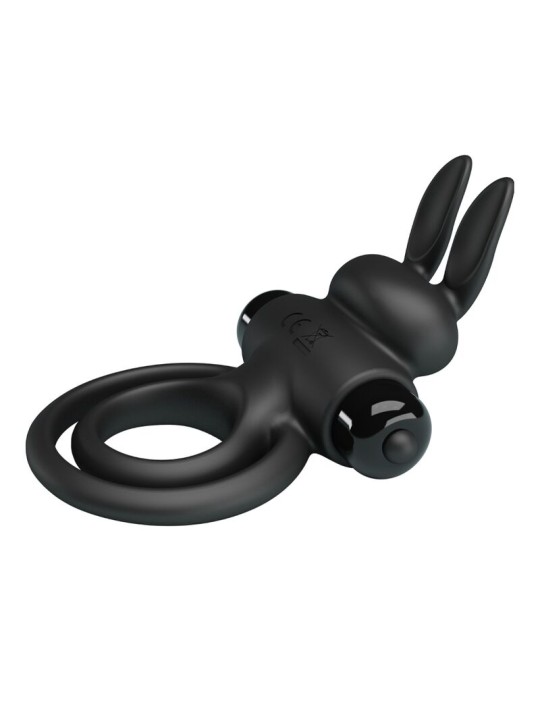 PRETTY LOVE - VIBRATOR III RABBIT RING FOR BLACK PENIS