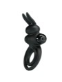 PRETTY LOVE - ANNEAU DE LAPIN VIBRATOR III POUR PÉNIS NOIR