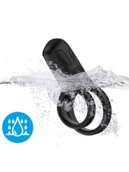 ARMONY - DOBLE ANILLO VIBRADOR NEGRO
