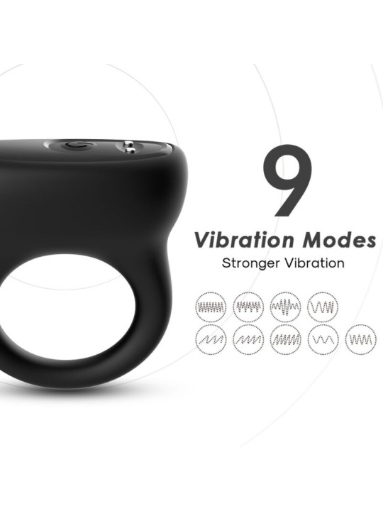 ARMONY - ANNEAU VIBRATEUR NOIR